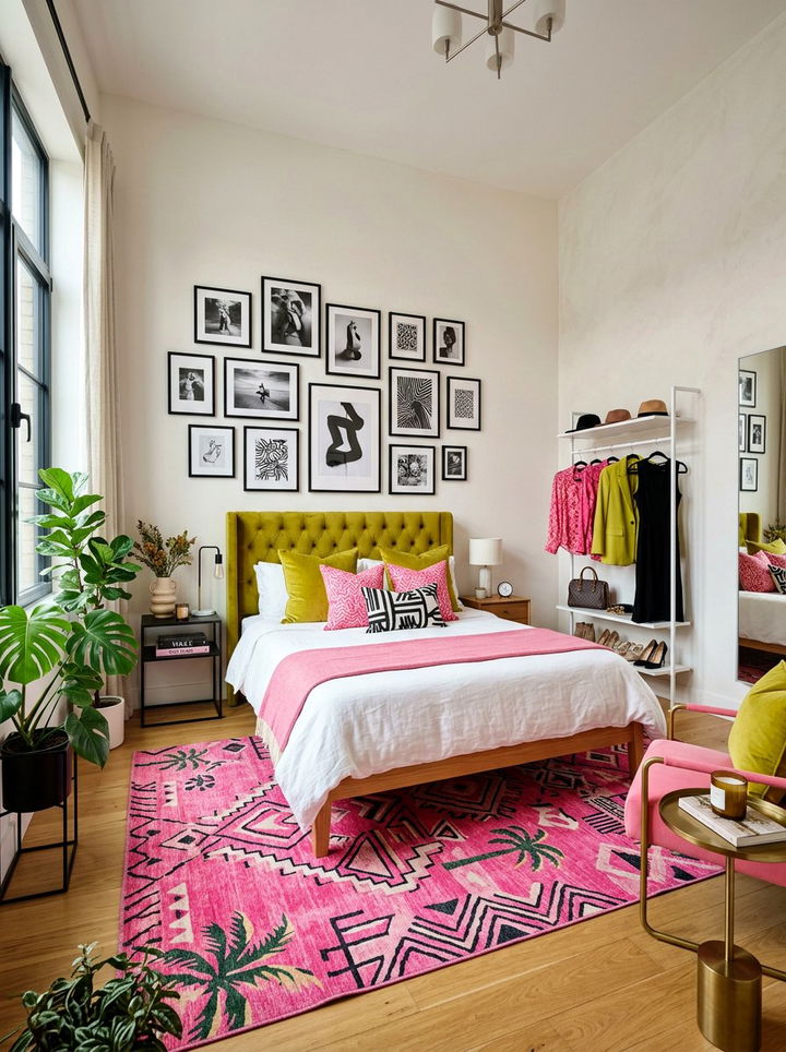 Item17 - 30 pink and green bedroom color combo