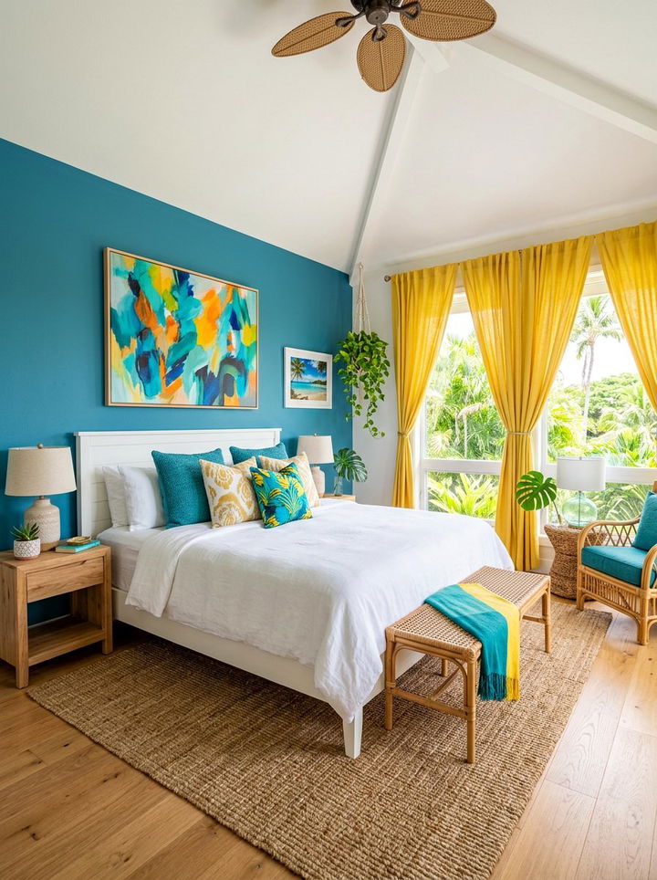 Item18 - 30 bright yellow bedroom ideas