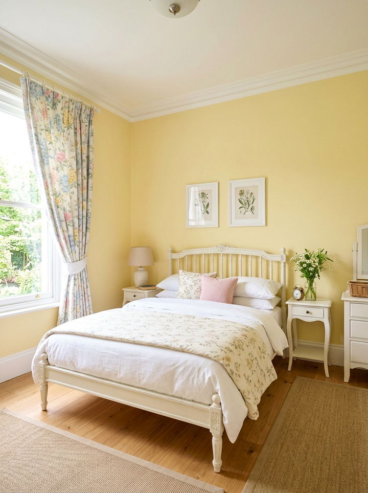Item19 - 30 bright yellow bedroom ideas