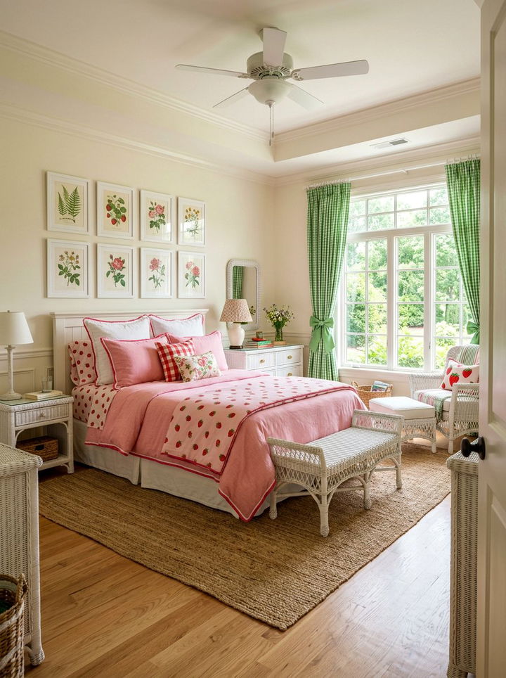 Item19 - 30 pink and green bedroom color combo