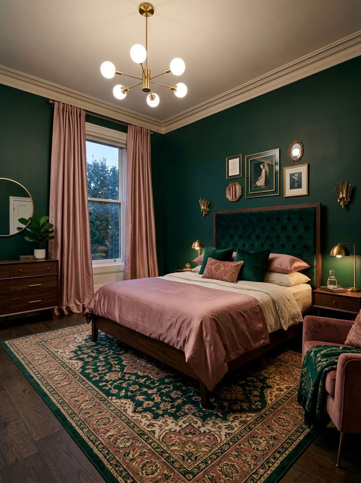 Item2 - 30 pink and green bedroom color combo