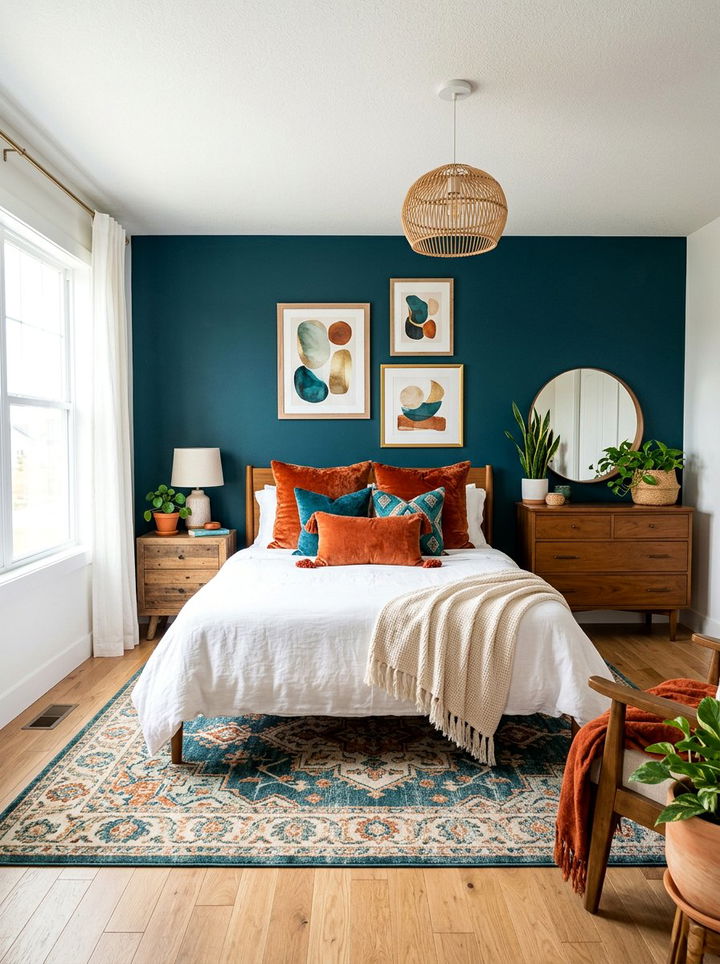 Item26 - 30 bohemian teal bedroom ideas