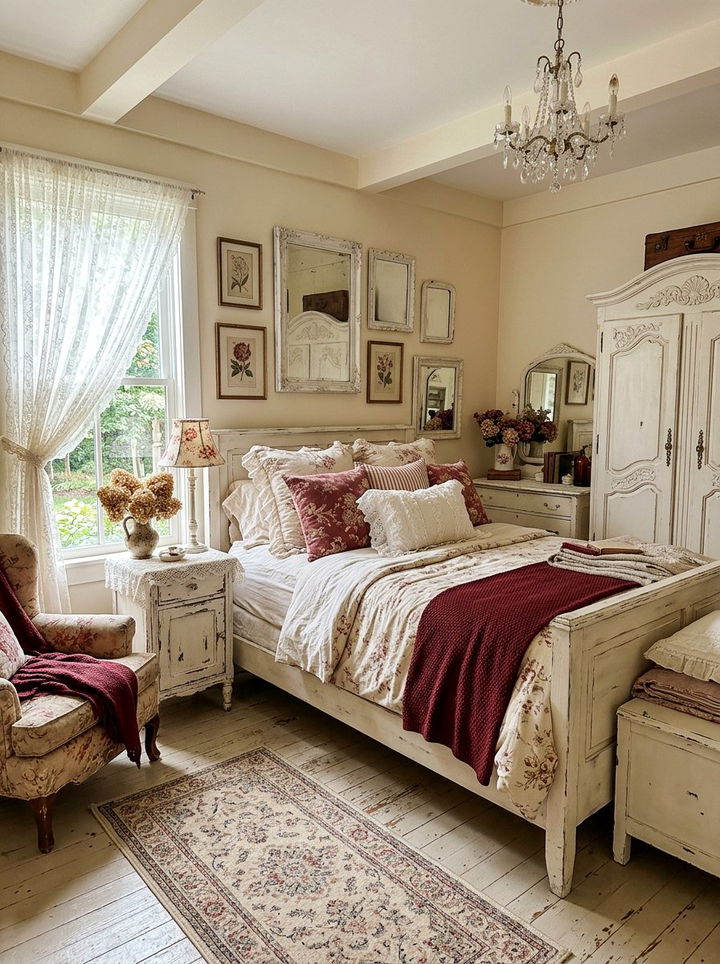 Item27 - 30 wine red bedroom ideas