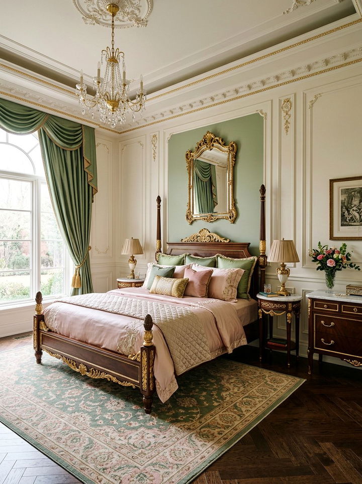 Item28 - 30 pink and green bedroom color combo