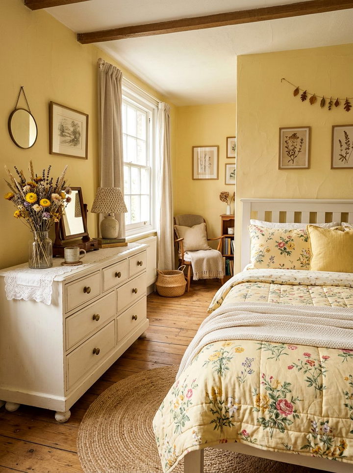 Item29 - 30 bright yellow bedroom ideas
