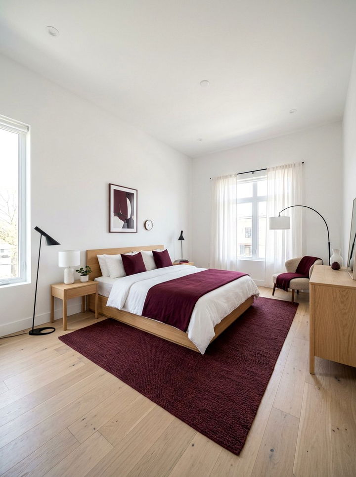 Item4 - 30 wine red bedroom ideas