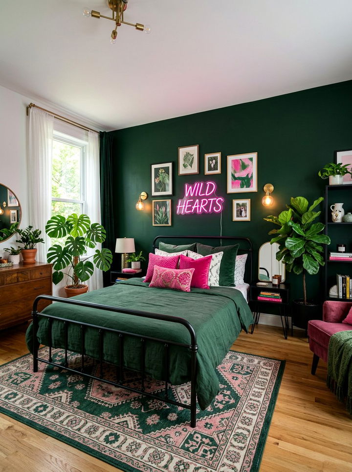Item5 - 30 pink and green bedroom color combo