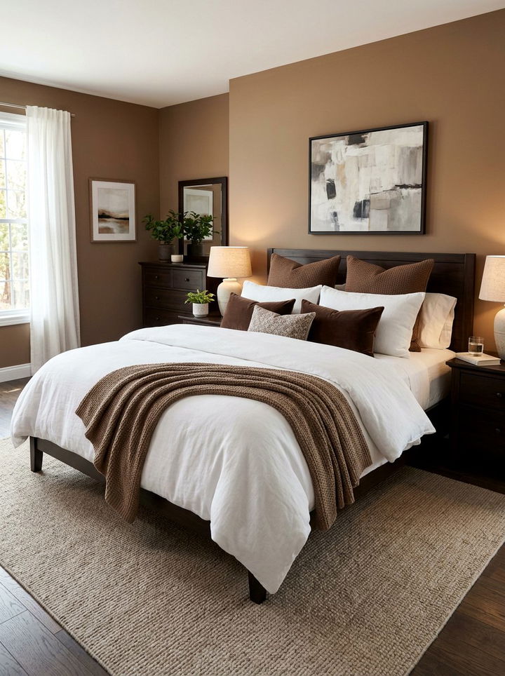 Item6 - 30 mocha bedroom ideas