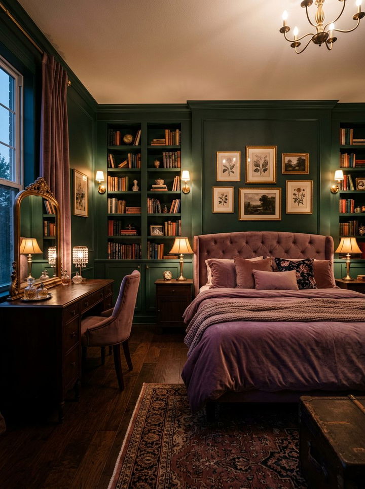 Item9 - 30 pink and green bedroom color combo