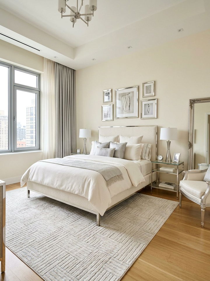 Ivory And Silver Bedroom - 30 ivory bedroom ideas