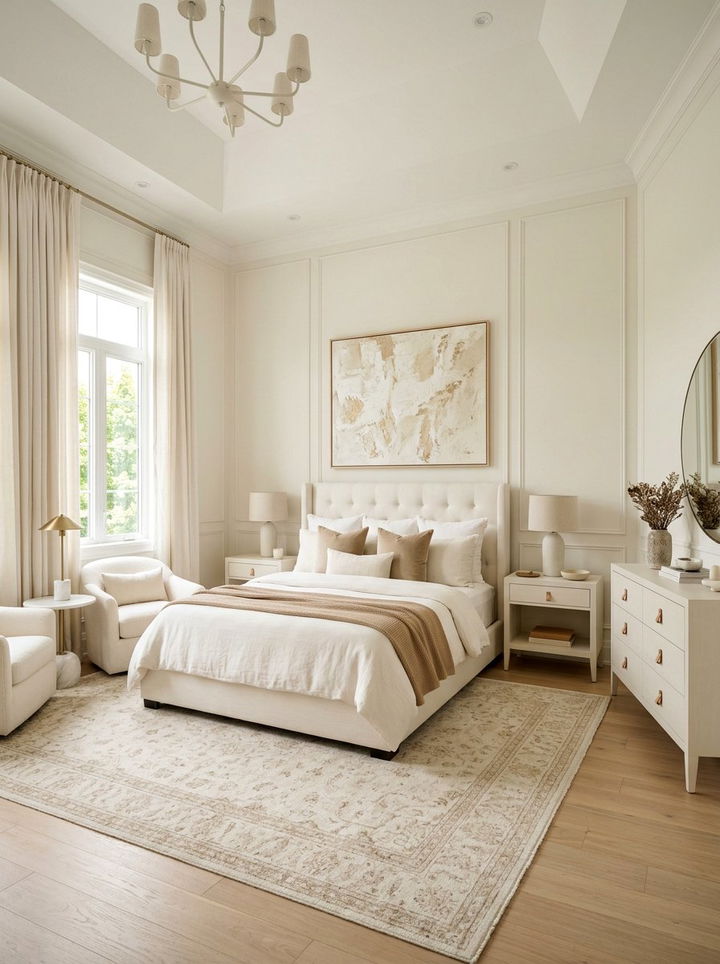 Ivory Bedroom - 30 serene bedroom color ideas