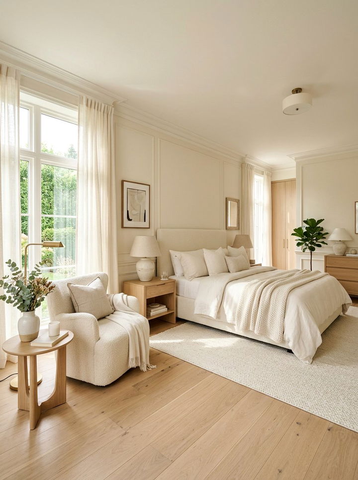 Ivory Bedroom - 30 soft neutral bedroom ideas