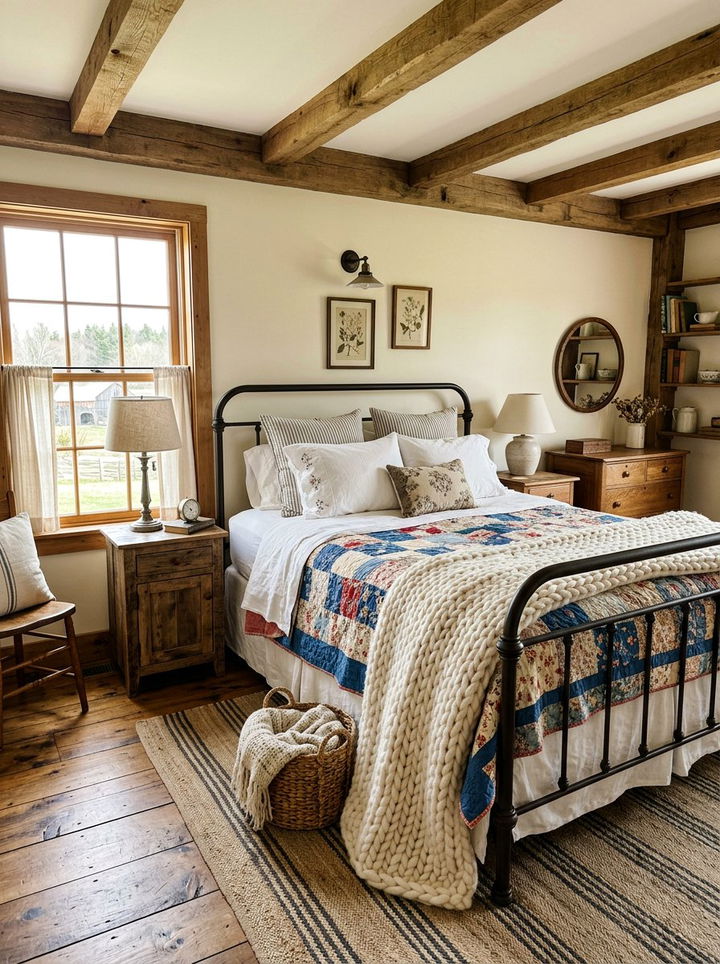 Ivory Chunky Knit Throw - 30 bedroom chunky knit throws