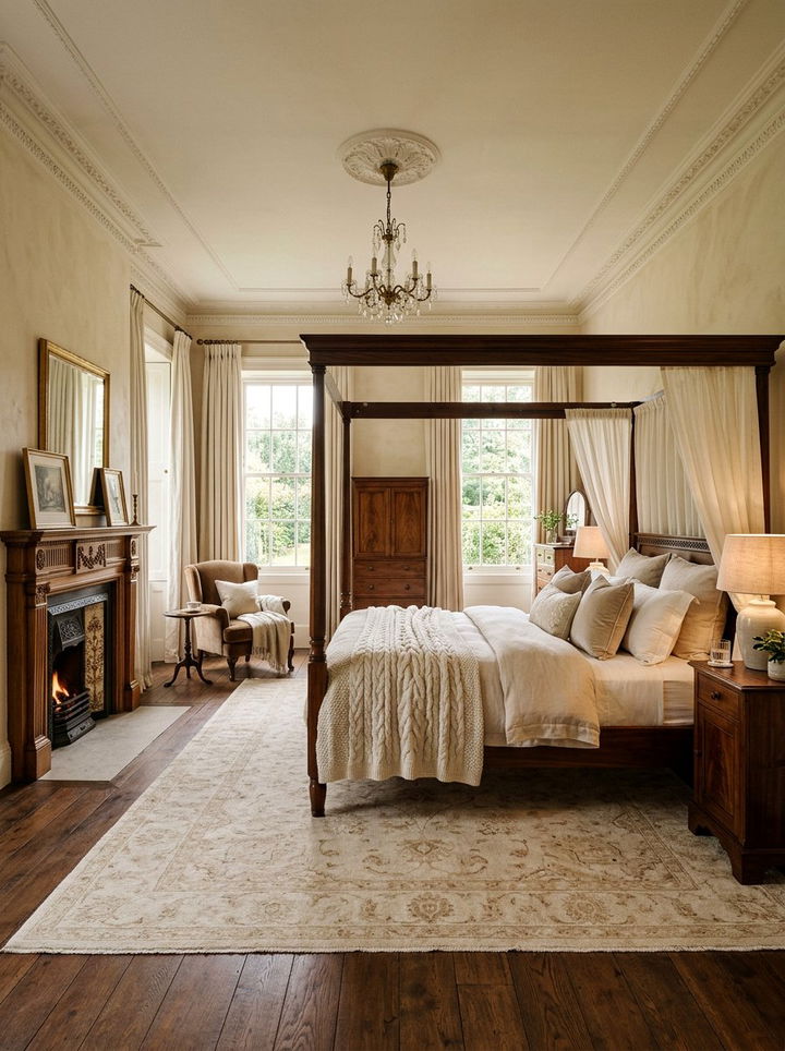 Ivory White Set - 30 calming bedroom color ideas