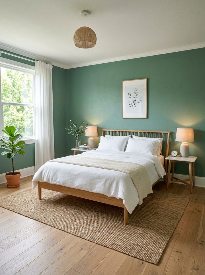 Jade Green Bedroom - 30 jewel tone bedroom ideas