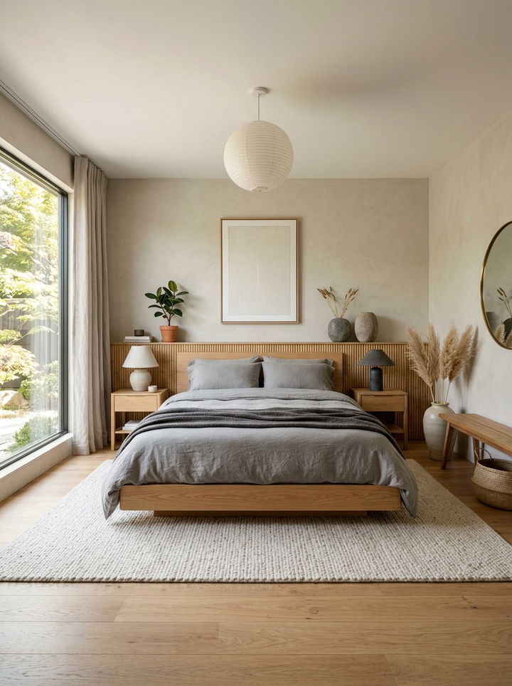 Japandi Bedroom - 30 minimalist bedroom ideas