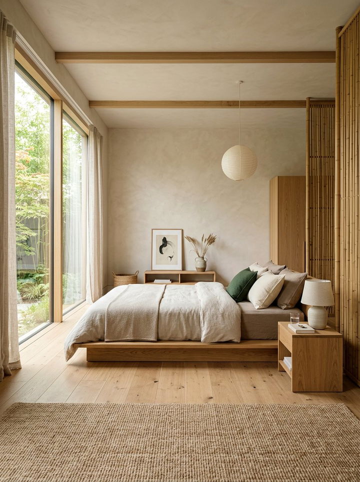 Japandi Bedroom - 30 show home bedroom ideas