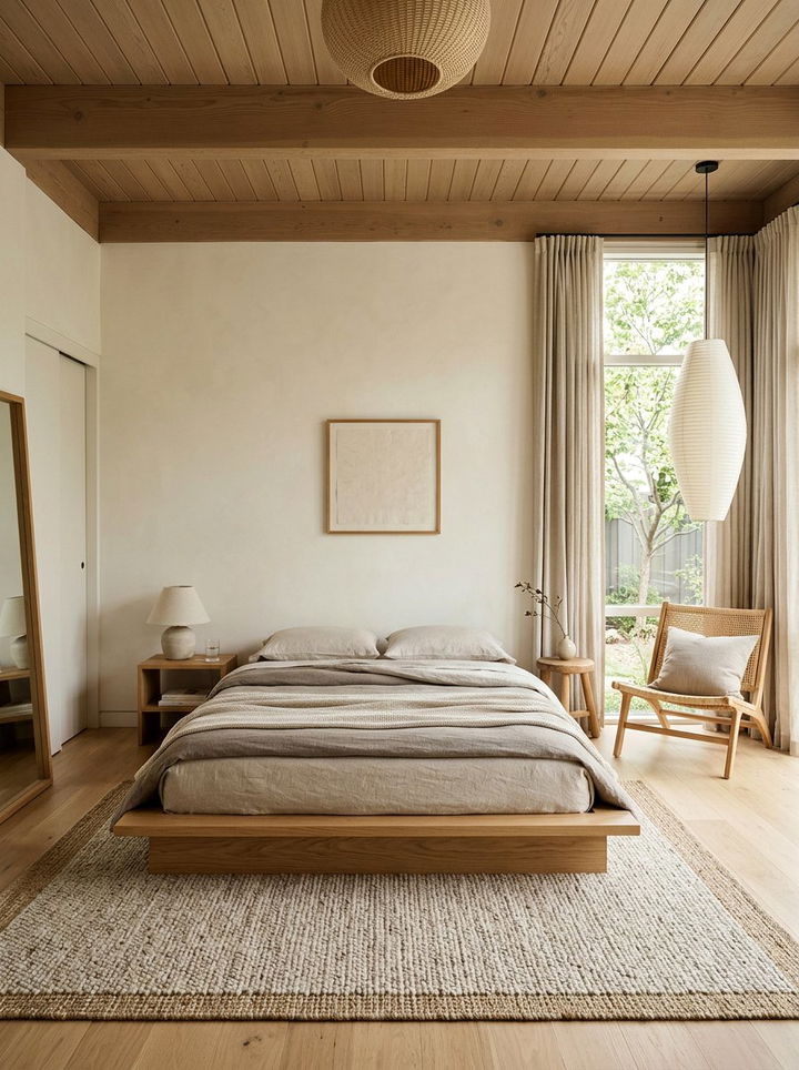 Japandi Bedroom - 30 small bedroom ideas