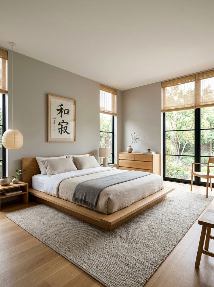 Japandi Bedroom - 30 bedroom remodel ideas