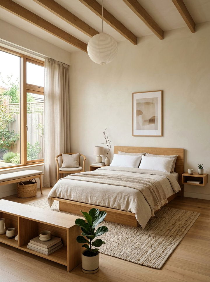 Japandi Bedroom Look - 30 bedroom customizable ideas