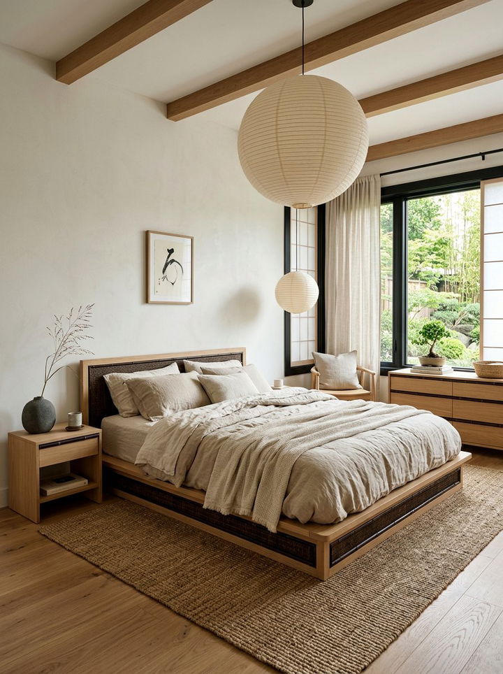 Japandi Bedroom Style - 30 scandinavian beige bedroom ideas