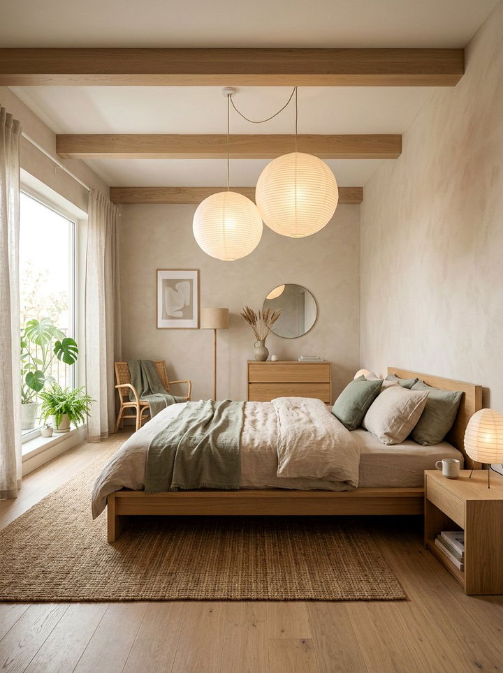 Japandi Bedroom - 30 bedroom aesthetic ideas