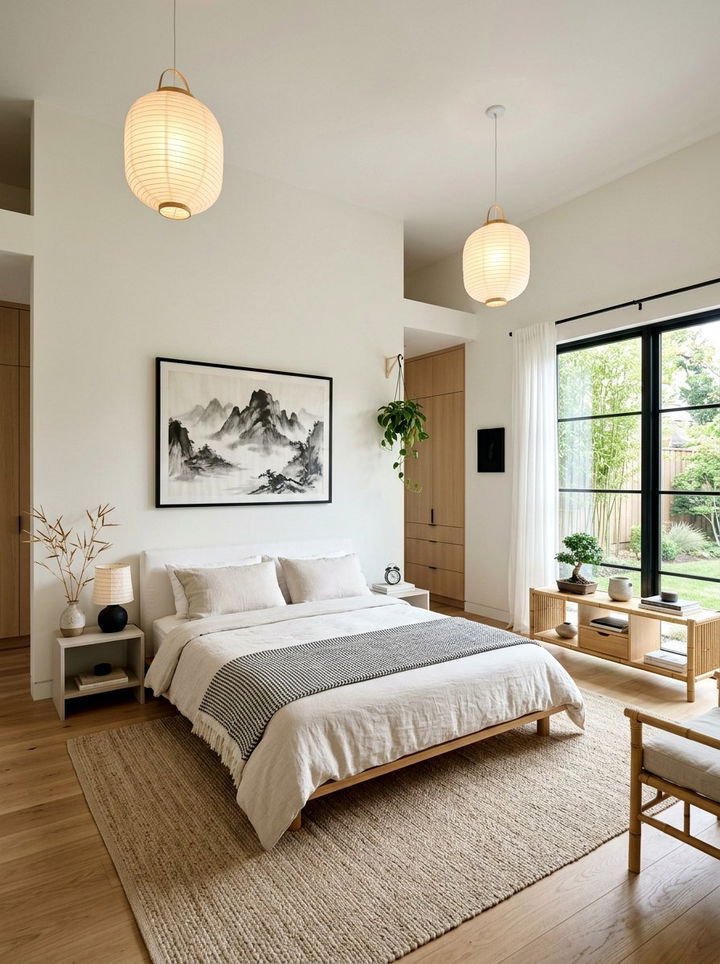 Japandi Black And White Bedroom - 30 black and white bedroom ideas