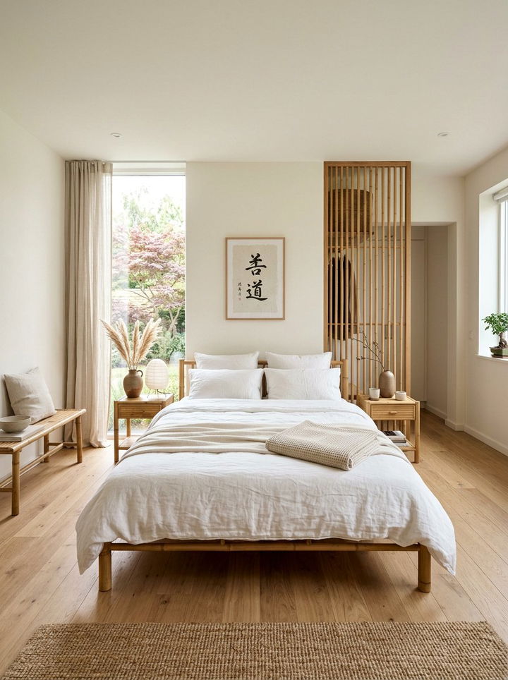 Japandi Brown And White Bedroom - 30 brown and white bedroom ideas