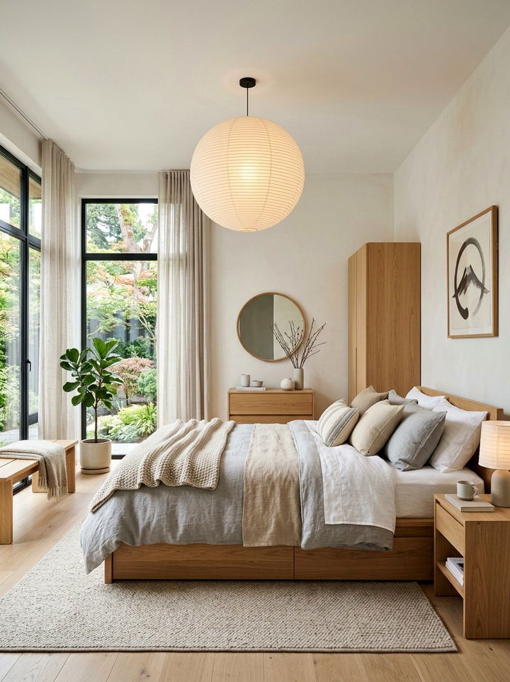 Japandi Style Bedroom - 30 relaxation bedroom ideas