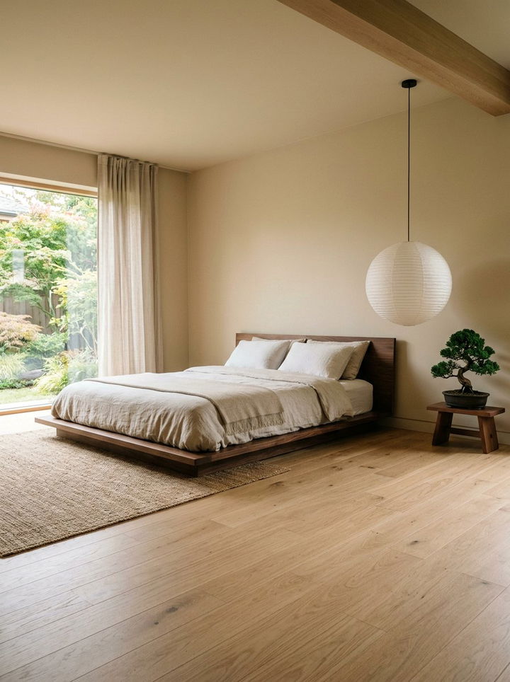 Japandi Style Bedroom - 30 unisex bedroom ideas