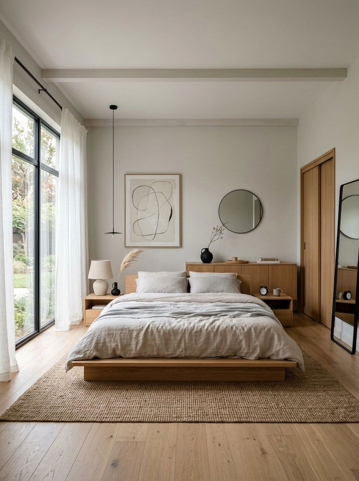 Japandi bedroom - 30 creative bedroom ideas