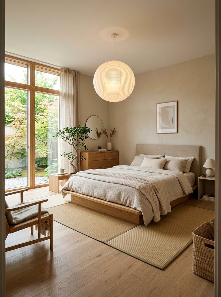 Japandi bedroom layout - 30 serene bedroom ideas