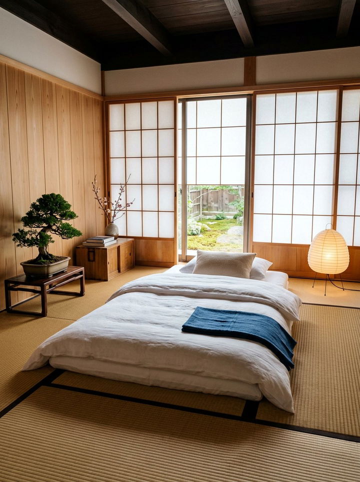 Japanese Floor Mattress Room - 30 bedroom futon ideas