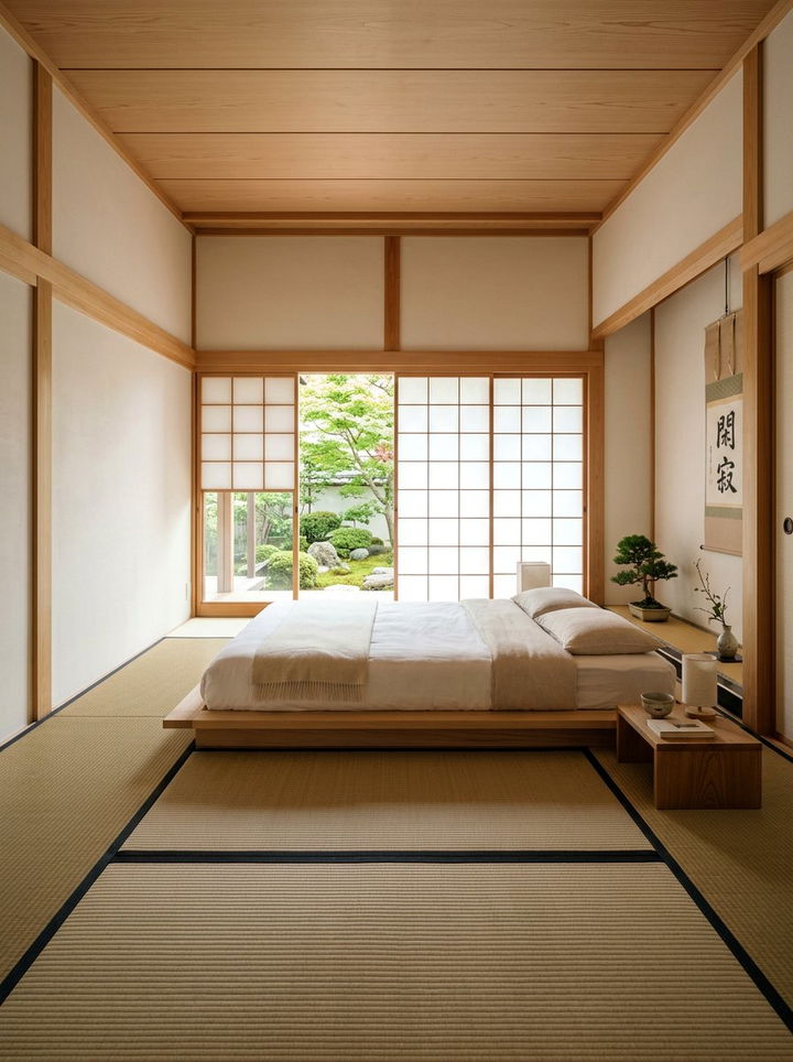 Japanese Zen Bedroom - 30 high-end bedroom ideas