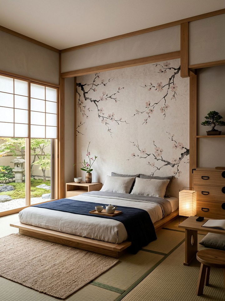 Japanese wallpaper bedroom - 30 bedroom modern wallpapers
