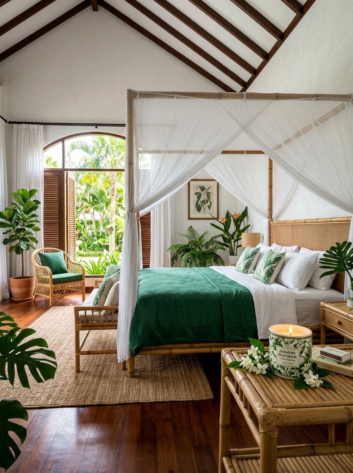 Jasmine Flower Candle - 30 bedroom scented candles