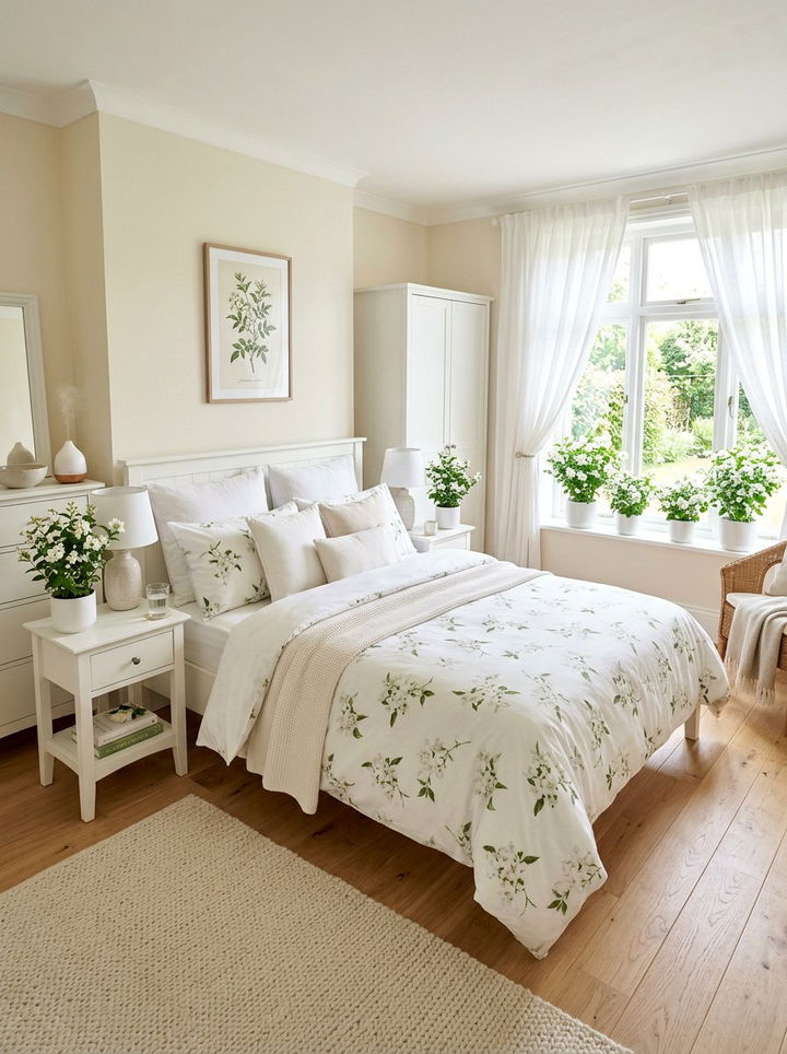 Jasmine Scented Decor - 30 floral themed bedroom ideas