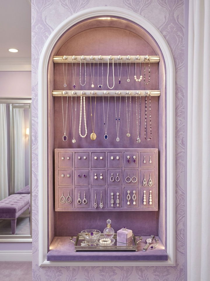 Jewelry Organizer Wall Niche - 30 bedroom wall niches