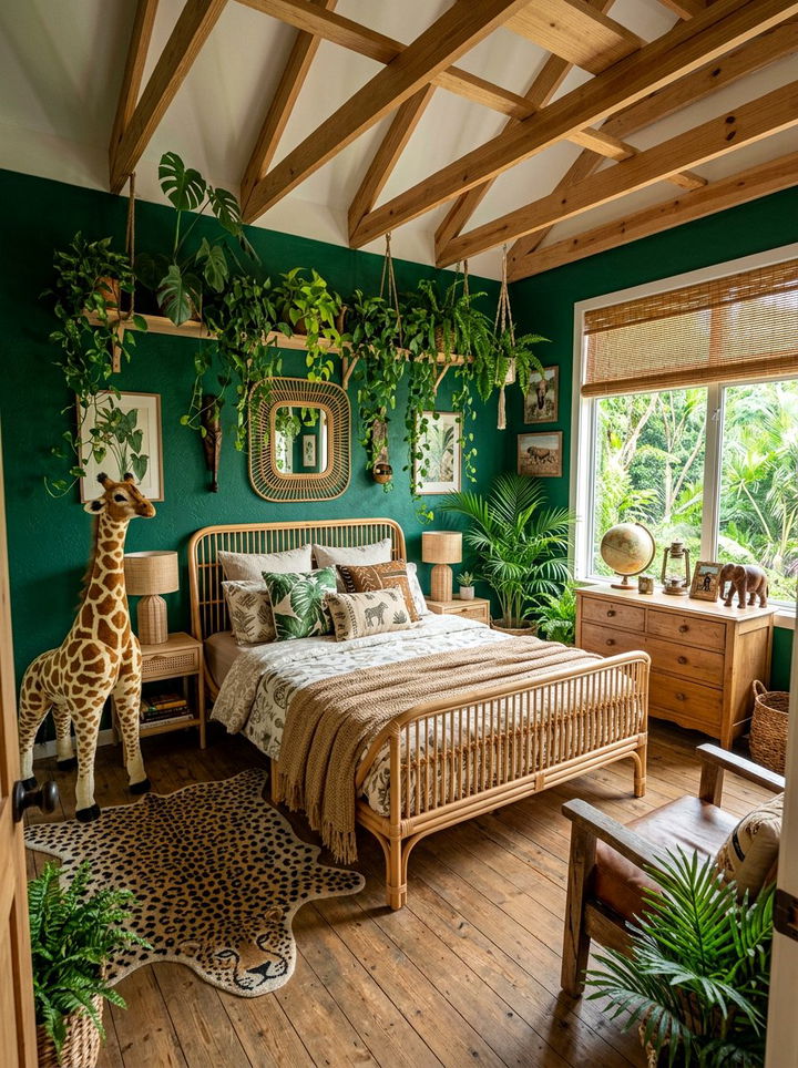 Jungle Safari Bedroom - 30 animal themed bedroom ideas