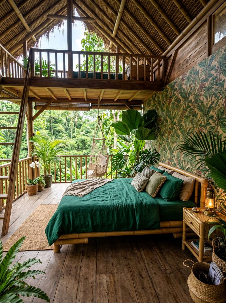 Jungle Theme Treehouse - 30 treehouse bedroom ideas