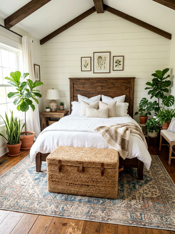 Jute chest for bedroom - 30 jute bedroom ideas