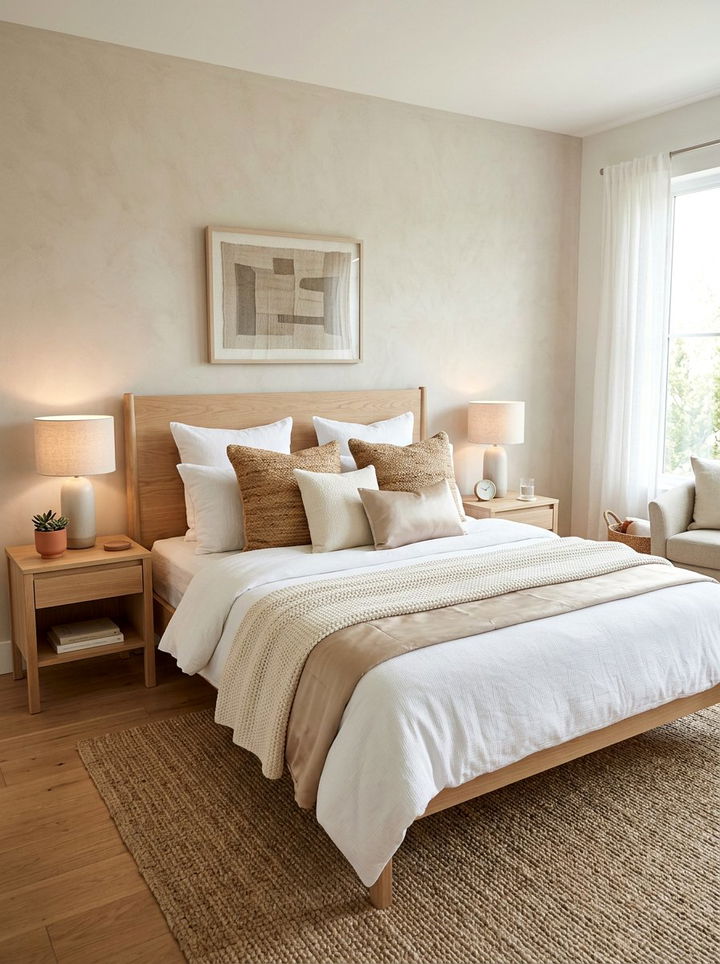 Jute pillows for bedroom - 30 jute bedroom ideas