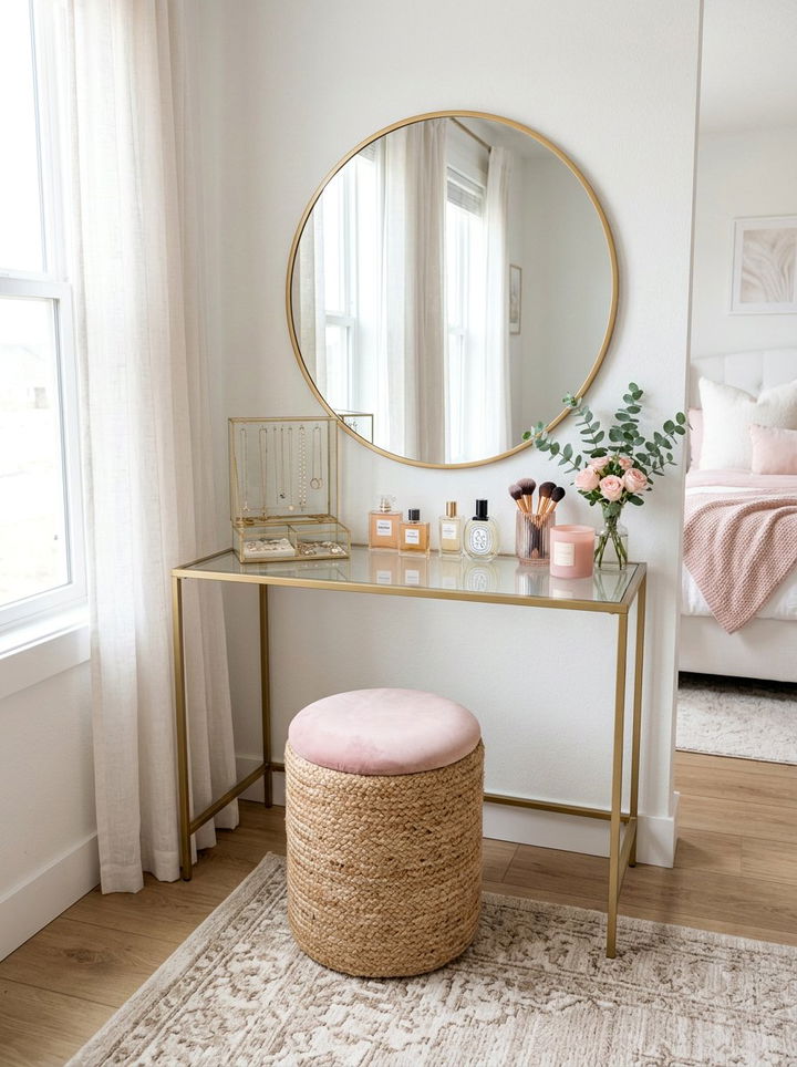 Jute stool for bedroom - 30 jute bedroom ideas