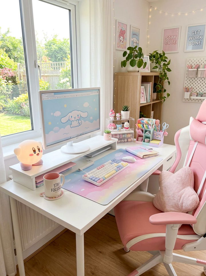 Kawaii Desk Setup - 30 kawaii bedroom ideas