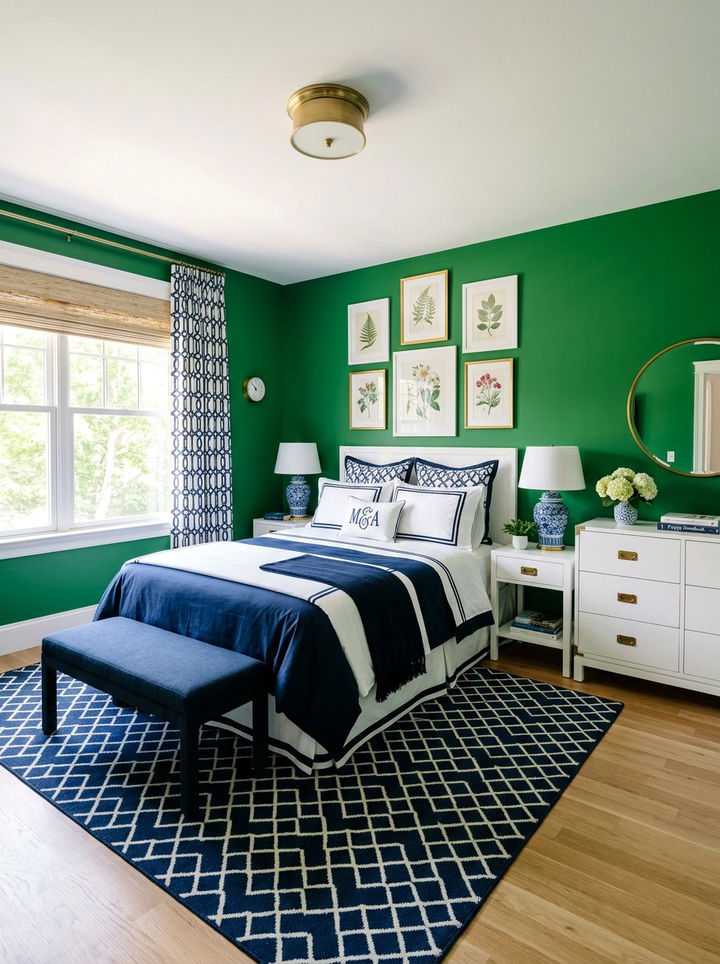 Kelly Green Bedroom - 30 energizing bedroom color ideas