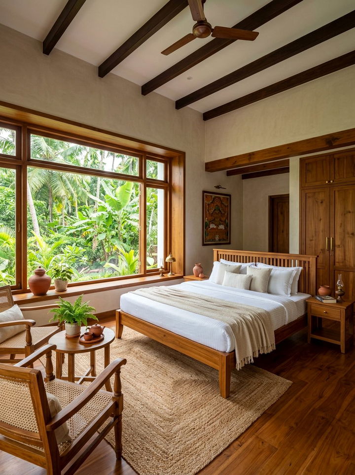 Kerala Style Teak Wood - 30 Indian bedroom ideas