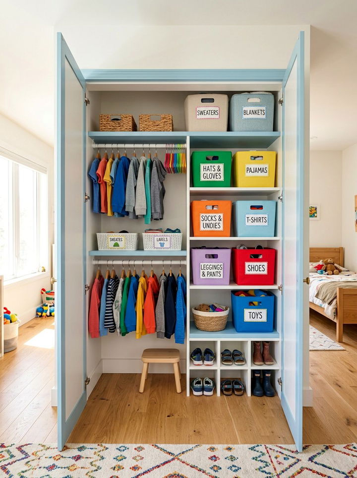 Kids Bedroom Closet Organizer - 30 bedroom closet ideas