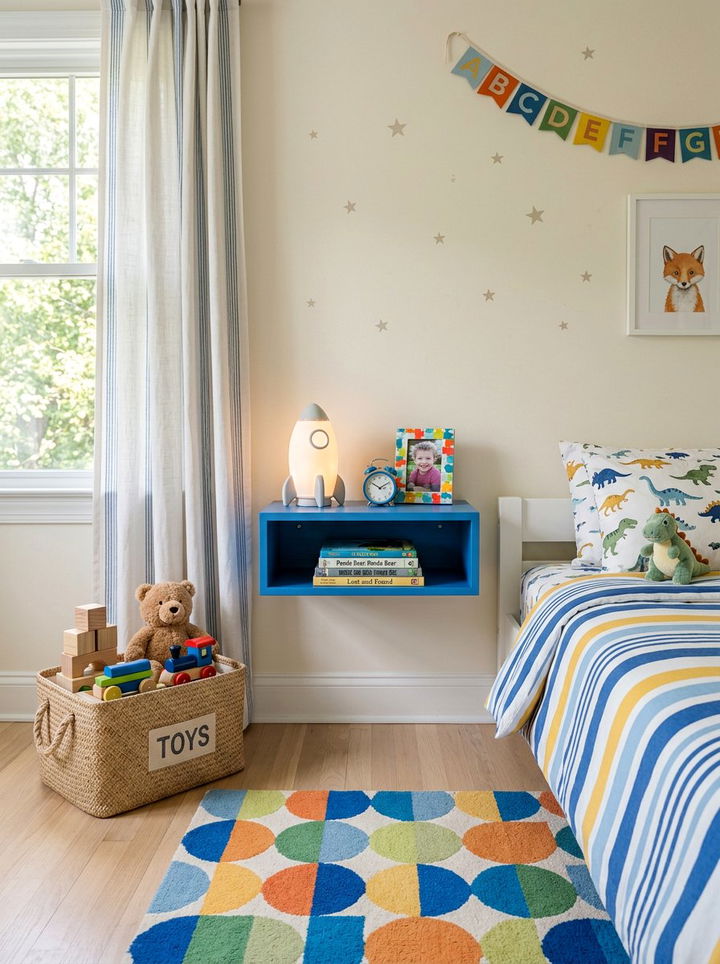 Kids Bedroom Floating Nightstand - 30 bedroom floating nightstands