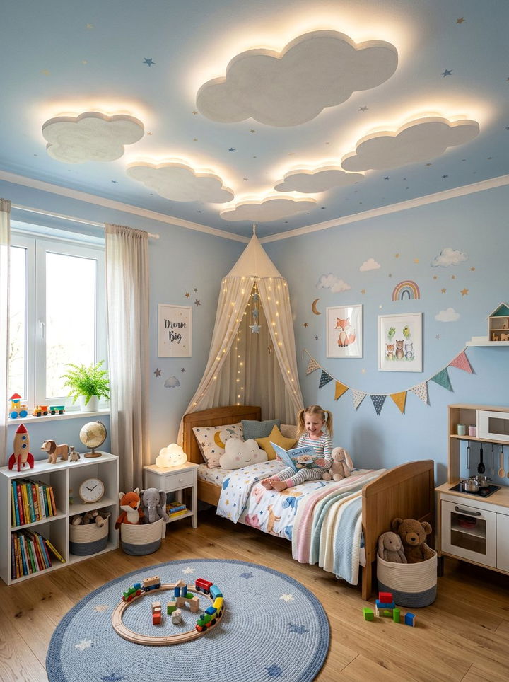 Kids Cloud - 30 bedroom false ceiling designs