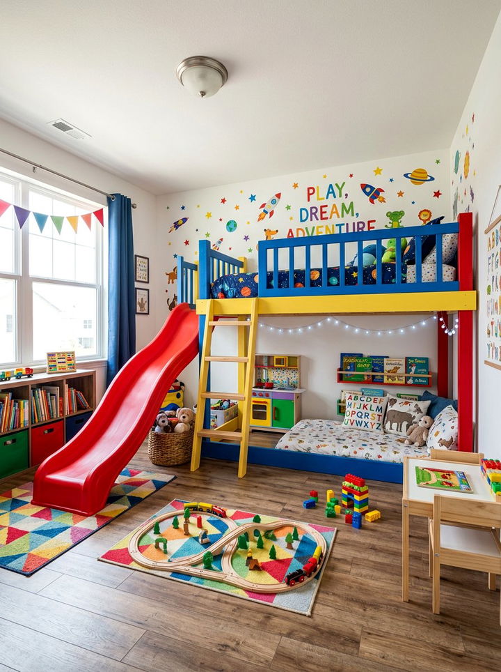 Kids Playful Loft - 30 loft bedroom ideas